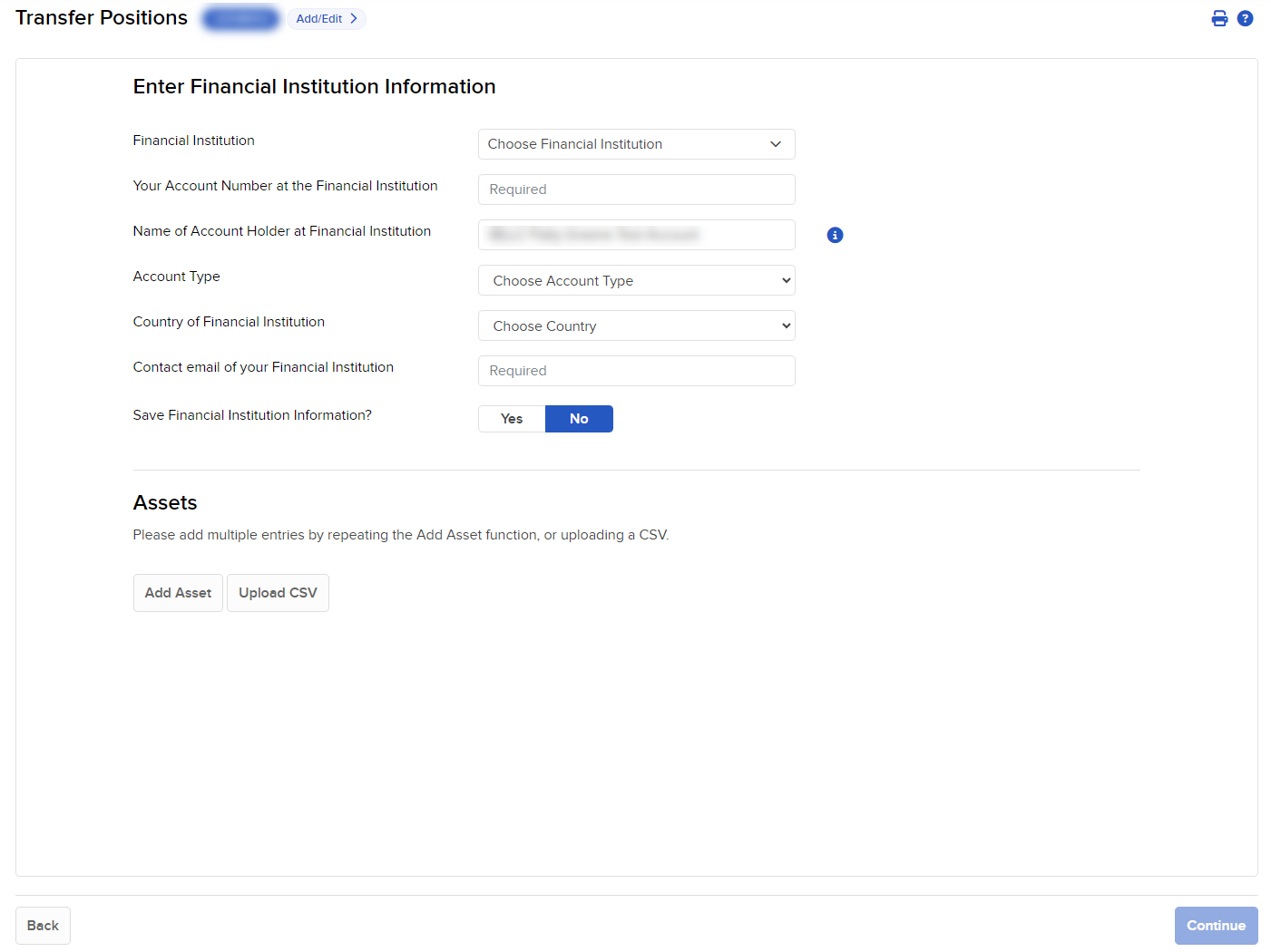 The basic FOP transfer method in portal. 